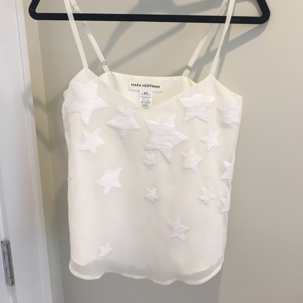 mara hoffman star top